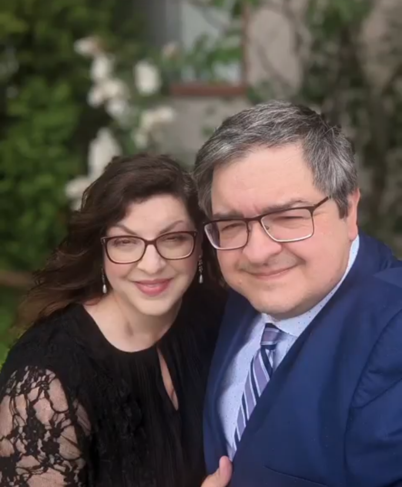 Brian and Donna suited up!